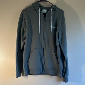 Columbia Men's Dark Gray Full-Zip Hoodie